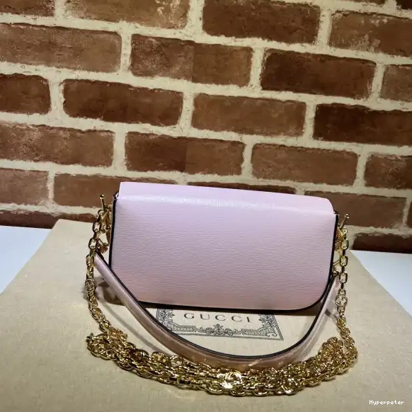 Hyperpeter bag-23.5*13*7cm Gucci shoulder small Horsebit 1955 0706